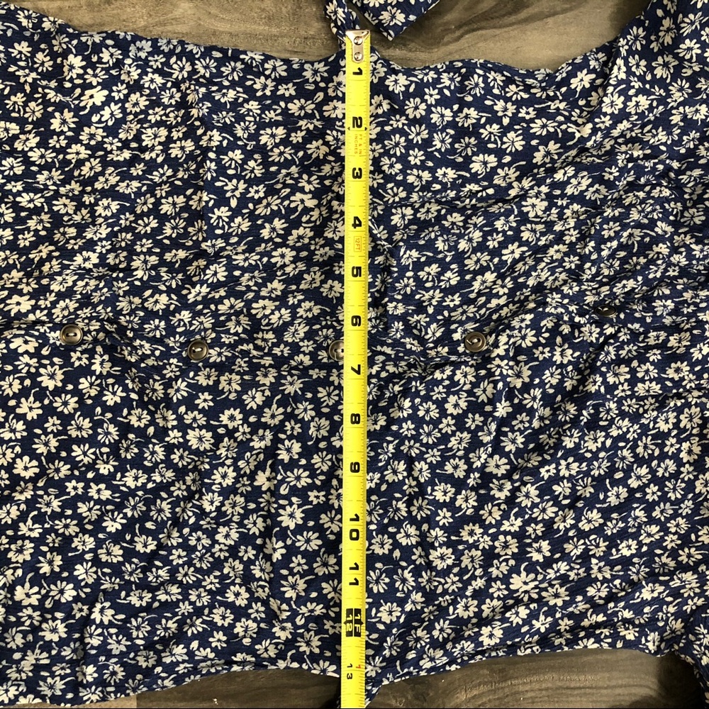 *SOLD* Flowy XS floral print long-sleeved summer - Picture 12 of 13